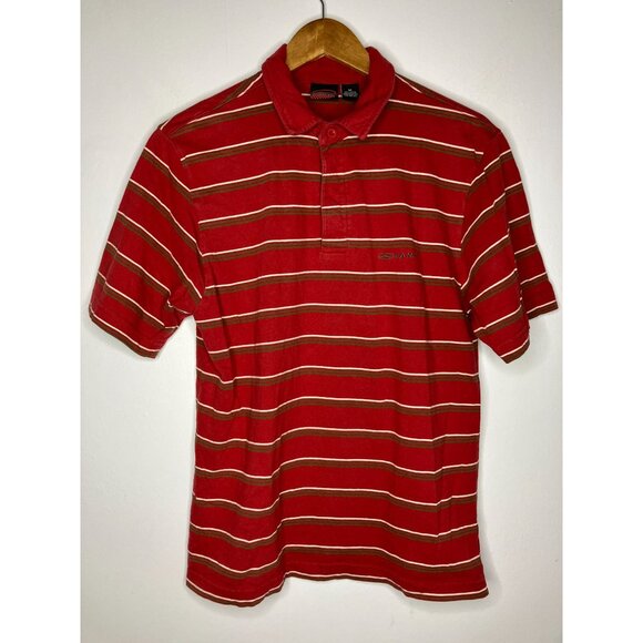 Vans Other - Vintage 90's Y2K Vans Red Striped Polo Shirt Mens Medium